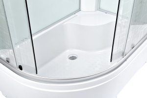 Душевая кабина DETO EM4511RGM+EL с высоким поддоном, с сиденьем - 3