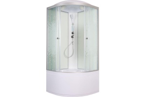 Душевая кабина DETO L980EL с высоким поддоном, с сиденьем - 3