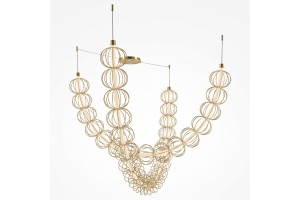 Подвесной светильник Maytoni Golden Cage MOD216PL-L55G3K