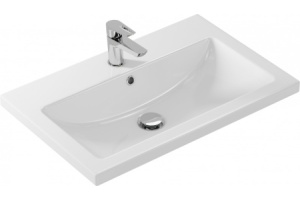 Тумба с раковиной Misty Фостер 70 белая глянцевая - 3