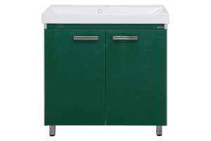 Джулия QVATRO - 90 Тумба прямая зеленая