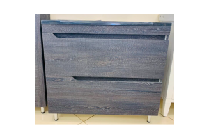 Тумба под раковину напольная Stella Polar Мия 80 черный