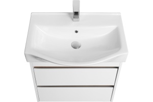 Тумба под раковину Aquaton Нортон 65 белый глянец