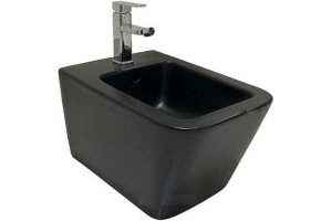 Биде подвесное Ceramalux черный, матовый (NS5370-18)