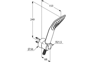 Душевой гарнитур Kludi Fizz (6765005-00) - 2