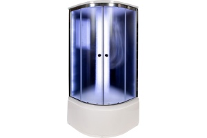 Душевая кабина Deto B 100х100 (B10SLEDBLACK)