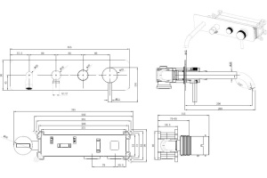 Смеситель для ванны с душем Allen Brau Priority черный матовый - 2