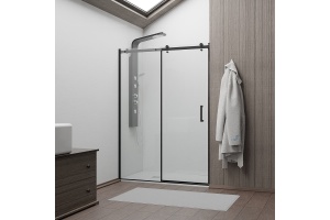 Душевая дверь RGW Tornado TO-14B 140х195 профиль черный стекло прозрачное - 2