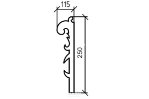 Ножки для тумбы Boheme Armadi Art Ajur nova 25 бронза - 3