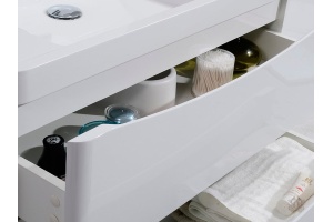 Тумба с раковиной BelBagno Ancona-N 60 bianco lucido подвесная - 3