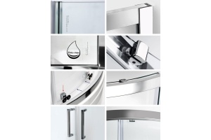 Душевой уголок Wasserkraft Main 41S01 90x90 см - 3