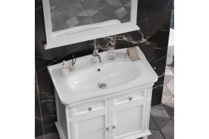 Тумба с раковиной Opadiris Кантара 85 белая - 3