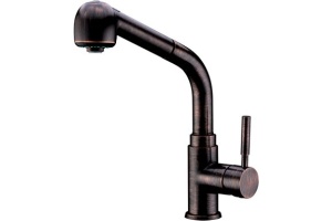 Смеситель Wasserkraft A8247 для кухонной мойки, темная бронза
