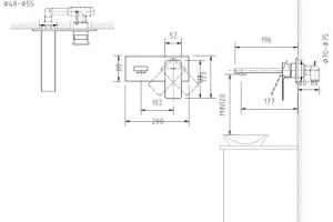 Смеситель Bravat Phillis P69183C-ENG для раковины - 3