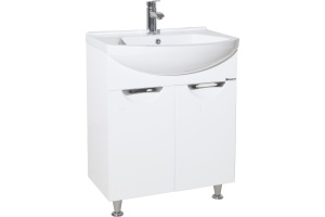 Мебель для ванной Bellezza Альфа 55 белая - 2