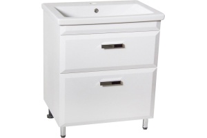 Мебель для ванной Style Line Лотос 70 Люкс Plus напольная, белая - 3