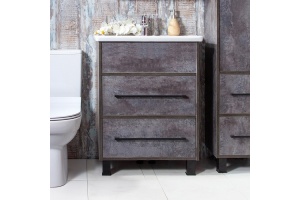 Тумба для комплекта Бриклаер Чили 60 цемент