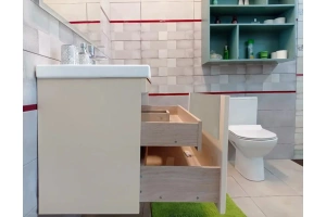 Тумба под раковину Бриклаер Брайтон 100 глиняный серый (4627125415777) - 3