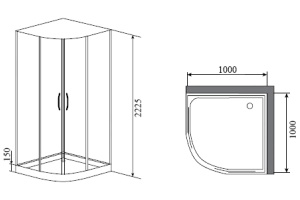 Душевая кабина Timo Premium ILMA-901 - 2