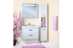 Тумба с раковиной Бриклаер Палермо 80/3 подвесная, с 2 ящиками - 2