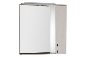 Зеркало-шкаф Aquanet Донна 80 беленый дуб