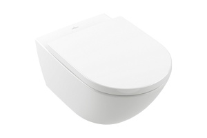 Подвесной унитаз Villeroy&Boch Subway 3.0 белый без сиденья