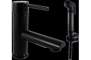 Смеситель для раковины Rav Slezak Seina черный матовый