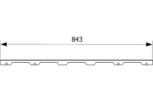Решетка TECE TECE drainline Steel II 6 109 82 90х90 см угловая - 2