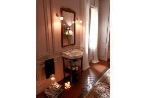 Тумба с раковиной Kerasan Retro с полкой 70, орех - 3