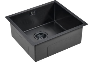 Мойка кухонная Paulmark Weser 48 темный хром  - 2