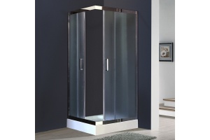 Душевой уголок Royal Bath 90х80 хром стекло матовое