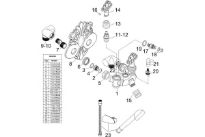 Смеситель E.C.A. Imperiya 102202001EX для ванны с душем - 3