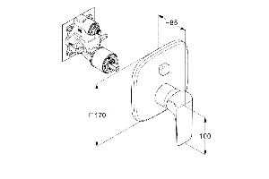 Душевой комплект Kludi Ameo 7 в 1 419300575	 - 2