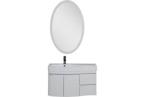 Мебель для ванной Aquanet Сопрано 95 белая L - 3