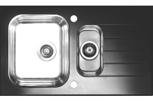 Мойка кухонная Alveus Glassix 20 черная