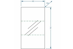 Зеркало-шкаф Stella Polar Концепт Альда 40 R белый - 3