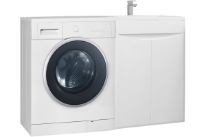 Мебель для ванной Bellezza Олиссия 120, белая, под стиральную машину - 2