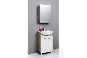 Мебель для ванной Aqwella Вега 55 дуб сонома