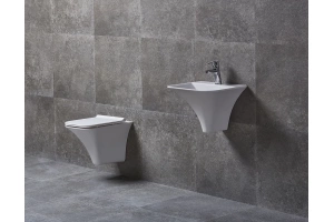 Раковина-моноблок подвесная beWash Ladoga 46 белый - 2