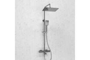 Душевая система WasserKraft 30 с термостатом хром - 2