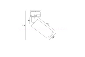 Трековый светильник Maytoni Track TR004-1-GU10-G - 2