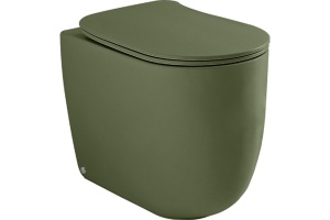 Унитаз приставной Kerasan Nolita зеленый матовый (531811)