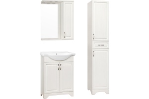 Тумба с раковиной Style Line Олеандр-2 65 Люкс, рельеф пастель - 3