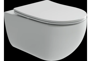 Подвесной унитаз Ceramica Nova Long белый с сиденьем микролифт