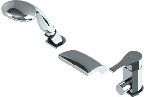 Смеситель на борт ванны GPD Atros хром  
