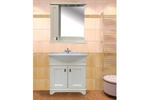 Зеркало Misty Лувр 75 L слоновая кость - 2