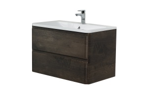 Тумба с раковиной BelBagno Albano 100 темное дерево - 3