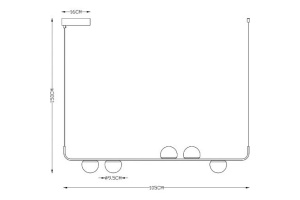 Подвесная светодиодная люстра Arte Lamp Poplar A2174SP-5BK - 2