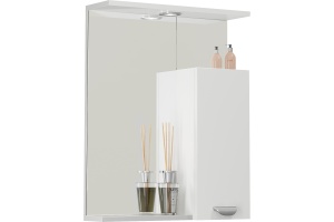 Зеркало-шкаф Vod-Ok Марко 60 R, белый