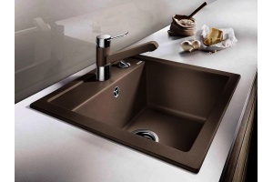 Мойка из гранита Blanco Dalago коричневый (517165) - 3